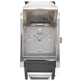 HERMES Medor ME1.250 925 Silver Quartz Watch LXGJHW-473