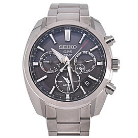 Seiko Astron Stainless Steel/Stainless Steel Solar Powered Radio Watch