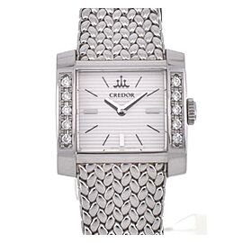 SEIKO CREDOR Stainless Steel/Stainless Steel Diamond Quartz Watch