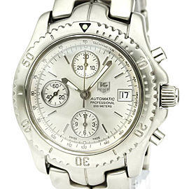 TAG HEUER Stainless steel Link Chronograph Steel Automatic Watch CT2113 LXGoodsLE-87