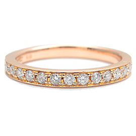 4℃ Half Eternity Diamond Ring K18 Rose Gold US4-4.5 EU47