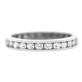 Tiffany & Co. Platinum and Diamond Eternity Band 5.75