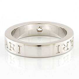 BVLGARI : 18K white Gold Ring US 5.25 EU50 LXKG-335