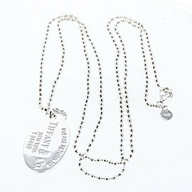 TIFFANY & Co 925 Silver Necklace LXGBKT-736