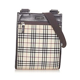 House Check Canvas Crossbody Bag