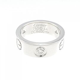 Cartier Love 18k White Gold Diamond Ring