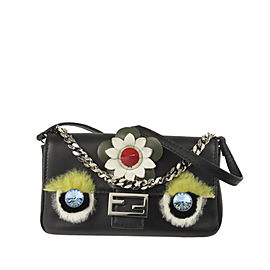 Fendi Micro Monster Leather Baguette