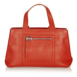 Gancini Leather Handbag