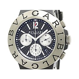 Bulgari Diagono TI44TACH Chronograph Titanium 44mm Mens Watch