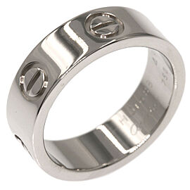 CARTIER 18K White Gold love US 5 Ring QJLXG-2565