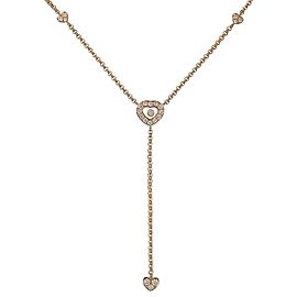 Chopard 18K Yellow Gold Happy Diamonds Diamond Necklace