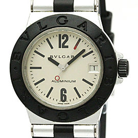 BVLGARI Aluminum Rubber Quartz Ladies Watch AL32TA LXGoodsLE-312