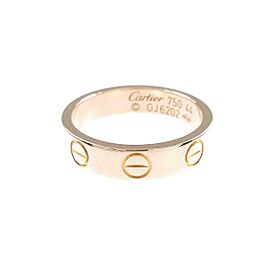 Cartier 18K Pink Gold MINI LOVE Pinky Ring LXGYMK-330