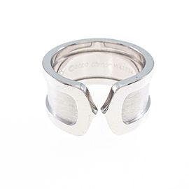 Cartier 18K White Gold C2 Large Ring LXGYMK-714