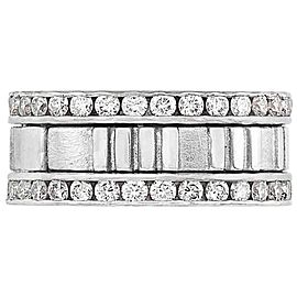 Tiffany & Co. 1.55 Carat Diamond and White Gold 'Atlas' Band Ring