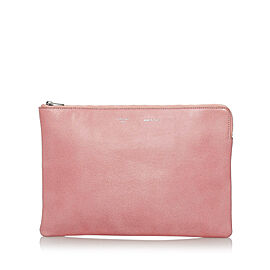 Celine Solo Leather Clutch Bag