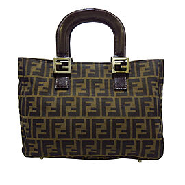 Fendi Zucca Canvas Handbag