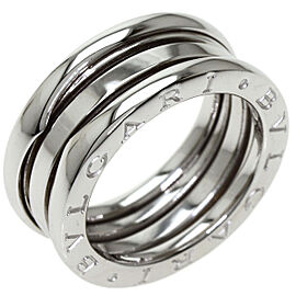 BVLGARI 18K white Gold B.zero1 Ring US 5.5 QJLXG-1339