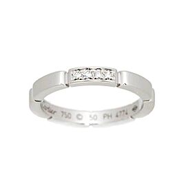 Cartier 18K White Gold Maillon Panthere Diamond Ring US