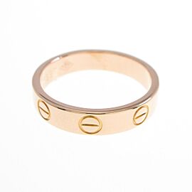 Cartier Mini Love 18k Pink Gold US4.5 Ring