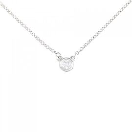 TIFFANY & Co By the Yard 925 Silver Diamond Necklace