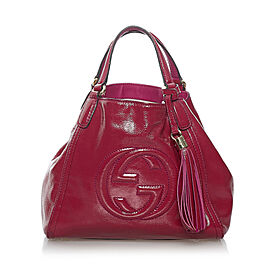 Gucci Soho Patent Leather Satchel