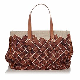 Bottega Veneta Canvas Tote Bag