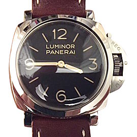 Panerai Luminor PAM372 Stainless Steel & Leather 47mm Watch