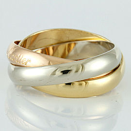 CARTIER:18K Yellow , white ,Pink Gold Ring US 6 ,EU52 LXKG-446