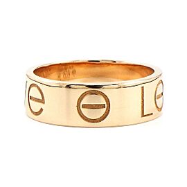 Cartier 18K Pink Gold Love 2006 Christmas US 5 Ring LXWBJ-751