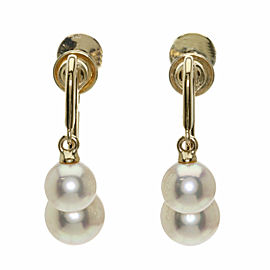 TASAKI 18k/14K Yellow Gold Pearl Earring LXGQJ-1158