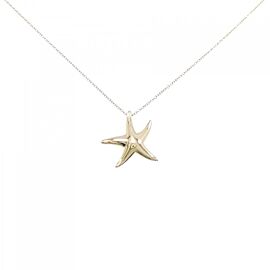 Tiffany & Co 18K Yellow Gold Starfish Necklace E1105