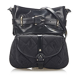 Quilted Nylon Crossbody Bag