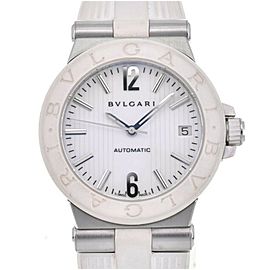 BVLGARI Diagono DG35WSWVD Stainless Steel Rubber Automatic Watch LXGJHW-408