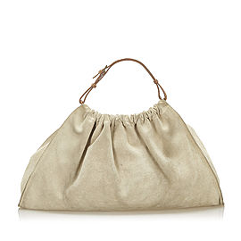 Suede Handbag