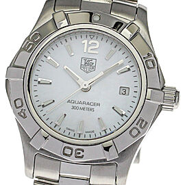 TAG HEUER Aqua racer Stainless Steel/SS Quartz Watch Skyclr-1056