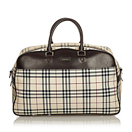 Burberry House Check Canvas Travel Bag