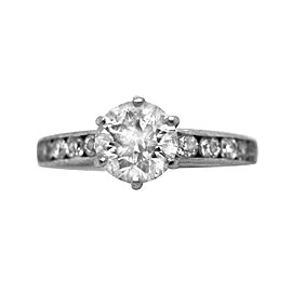 Tiffany & Co. Platinum and Diamond Engagement Ring