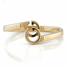 GUCCI : 18K Yellow Gold Ring US 5.25, EU50 LXKG-318