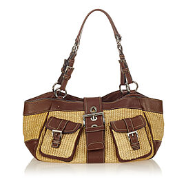 Prada Raffia Shoulder Bag