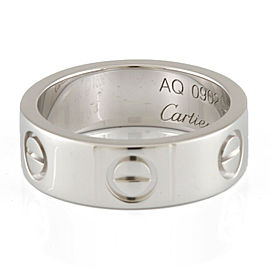 CARTIER : 18K white Gold Ring US 4 ,EU 47 LXKG-386