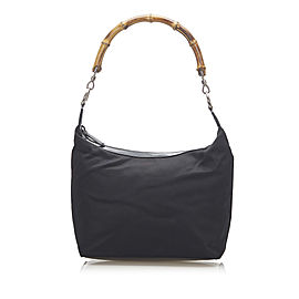 Bamboo Canvas Shoulder Bag