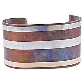 Tiffany & Co Iconic Mixed Metal Inlay Cuff Bracelet