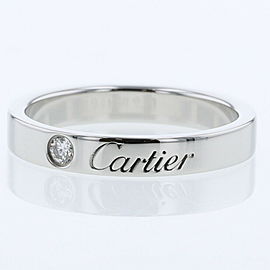 CARTIER 950 Platinum C de Cartier Wedding Ring LXGBKT-907