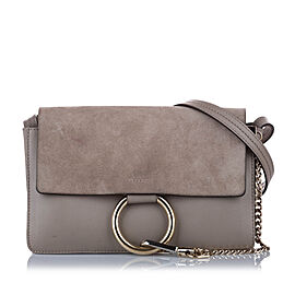 Chloe Faye Leather Crossbody Bag