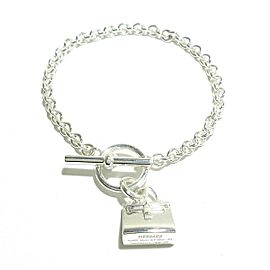 HERMES 925 Silver Bracelet LXJG-181