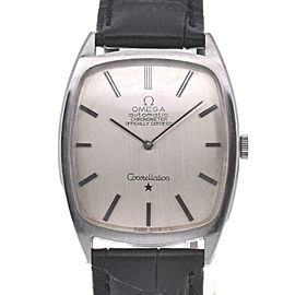 OMEGA Constellation Stainless Steel Leather Hand Winding Watch LXGJHW-180