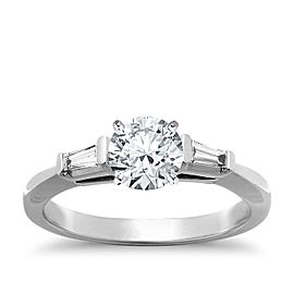 Tiffany & Co. Platinum & 1.28ct Diamond Engagement Ring Size 4.5