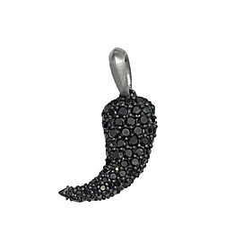 David Yurman Lion Claw Pendant Amulet with Black Diamonds