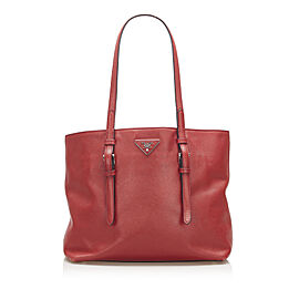 Prada Soft Saffiano Leather Tote Bag